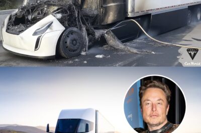 Elon Musk SHOCKED About The Reason Tesla Semi Fire! Shuts Down Highway 16 hours ! What’s Happened?