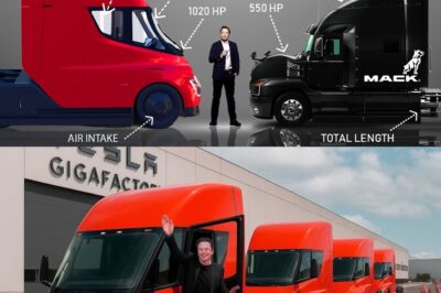 Which is the KING of 2023 heavy trucks? Mack Anthem Diesel Truck Vs. Tesla Electric Semi?