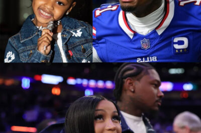 Cardi B and her two children’s heartfelt 7-word message to Stefon Diggs after his 23-16 NFL Regular Season loss to the Buffalo Bills touched fans’ hearts, and Stefon Diggs burst into tears, “No one has ever treated me like this.”