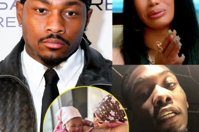 HOT: Cardi B burst into tears as OFFSET filed for custody of her daughter Blossom, after she went public for the FIRST time. Stefon Diggs’ reaction took everyone’s breath away: he whispered five words with an angry look on his face, ready to stand up for Cardi B and her daughter, leaving everyone SURPRISED.