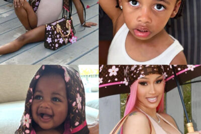 Cardi B caused a stir with luxurious photos of her ex-husband Offset’s three children, all displaying incredibly professional poise.