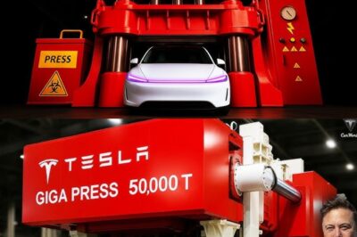 It Happened! New Tesla Car FINALLY On Giga Press 50.000T, Elon Musk SHOCKED Built 12 Cars Every 60s!