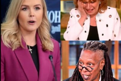 The View MELTDOWN!” — Karoline Leavitt Sparks Firestorm After Live Clash With Whoopi Goldberg Goes Nuclear