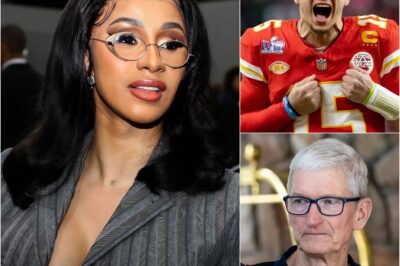 Breaking news: Apple billionaire Tim Cook reportedly offered Cardi B’s family a $255 million contract on the condition that she publicly supported Kansas City Chiefs’ Patrick Mahomes in the new 2025 NFL season, but in response, Cardi B flatly refused for special reasons for Stefon Diggs, which shocked the billionaire and the entire football world.