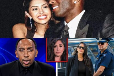 “I didn’t stutter,” Stephen A. Smith declared — and with those words, the sports world turned its eyes on Vanessa Bryant, the widow of Kobe Bryant, now accused of draining a $600 million fortune, betraying family, silencing his legacy, and facing explosive questions about whether she is protecting the empire Kobe built for his daughters or secretly dismantling it piece by piece while fans watch the Mamba dream collapse.