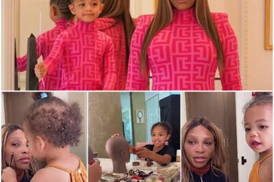 She’s Had Glam Squads Around the World — But Serena Williams’ Sweetest Makeover Just Came From Two Very Special People It wasn’t on a runway. It wasn’t for a photo shoot. It was at home — with a few brushes, some glitter, and two little girls who know her better than anyone. Serena Williams let her daughters, Adira and Olympia, take over glam duty. The result? A makeover that was less about the look… and more about the love. With a smile, Serena posted the photos, captioning: “Following my path.” Fans melted instantly — not just over the moment, but over what it said about Serena’s life now. Is she quietly passing the torch to the next generation? And will these two follow in her footsteps in more ways than one? 👇