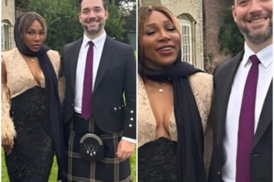 👀 Serena Williams Turns Heads at Scottish Wedding as Husband Rocks a Kilt 👀 Tennis icon Serena Williams stunned at a Scottish wedding celebration, but it was her husband who stole the spotlight in traditional attire. Dressed in a sharp kilt, he matched Serena’s elegant look, and together they lit up the event with their star power. Guests couldn’t stop buzzing over the power couple’s appearance, blending global sports fame with timeless tradition.