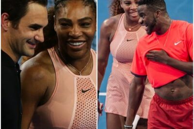 😂 Frances Tiafoe Exposes Serena Williams’ Hilarious Response to Federer’s Aces 😂  When Serena Williams stepped up against Roger Federer’s blistering serves, the crowd expected nerves — but got pure confidence instead. Even as Federer racked up aces, Serena brushed it off with swagger, joking that he “still wasn’t better” than her. Frances Tiafoe, watching in disbelief, could only laugh: “Here comes another ace…” The story proves once again why Serena’s attitude is as legendary as her game.  👉 Full story below 👇