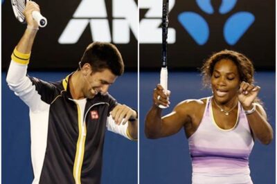 🎾 Novak Djokovic’s Playful Challenge to Serena Williams & Honest US Open Admission Leaves Fans Talking 🎤 Novak Djokovic had the crowd laughing when he jokingly threw down a light-hearted challenge to Serena Williams, calling her “the ultimate competitor.” But while the playful moment went viral, Djokovic also turned serious, admitting the US Open has always been a tournament where pressure weighs heavily on him. His mix of humor and honesty struck a chord with fans — showing the lighter side of a champion while revealing the mental battles behind his historic runs.