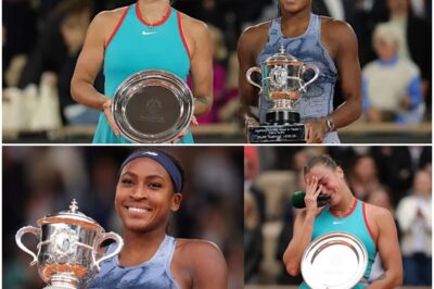 FULL TROPHY CEREMONY DRAMA! 🏆 Coco Gauff & Aryna Sabalenka Deliver Emotional Reactions After Thrilling French Open Final Showdown, Sending Shockwaves Through Paris as Fans Witness Tears, Laughter, and an Unforgettable Display of Respect and Rivalry on the Biggest Stage! 🎾🔥🇫🇷