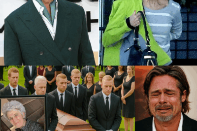 Heartbreaking Farewell: Brad Pitt’s Emotional and Stunning Tribute at His Mother’s Funeral Leaves Everyone in Tears—Hollywood Star’s Rare Display of Grief and Love Revealed!
