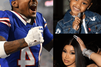 After a devastating 23-16 loss to the Buffalo Bills, Stefon Diggs was brought to tears when Cardi B and her two children sent him a simple seven-word message that melted the hearts of people online. “No one has ever treated me like this,” Diggs admitted, his voice breaking. But what exactly did they say—and why did it make him so emotional? The emotional moment touched fans’ hearts in ways no one expected.