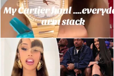 Cardi B Sparks Shockwaves After NFL Star Stefon Diggs Gifts Her a $73,000 Patek Philippe Watch, Fueling Wild Rumors of Pregnancy, Proposal, and a Secret Hollywood Power Couple Romance That No One Saw Coming! 💎🔥💍🏈