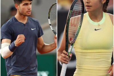 It Was Meant to Be Tennis’s New Power Duo — But One Twist Has Fans Wondering If Emma Raducanu and Carlos Alcaraz Will Even Make It to the US Open The hype was real. A fresh partnership. Two names that could light up the tournament and steal every headline in New York. But before they could even step onto the court together, the cracks started to show. High-profile withdrawals hit the US Open roster. Rumors swirled about injuries, schedules, and behind-the-scenes tensions. And suddenly, the “sure thing” didn’t feel so sure. Fans are asking: Is this just bad timing — or the first sign the dream pairing is already falling apart? Who’s really calling the shots? And will we even see them in action before the spotlight moves on? 👇