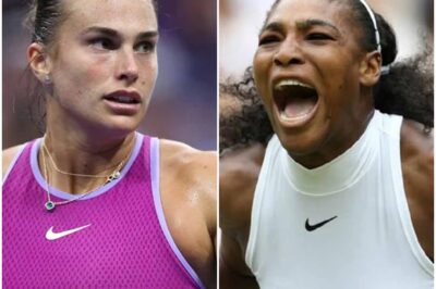 Sabalenka Brimming with Hope to Break Serena Williams’ Historic Record  World No.1 Aryna Sabalenka has her eyes locked on history — and the target is none other than Serena Williams’ iconic record. After a season of dominance, the Belarusian powerhouse is brimming with confidence, openly admitting that surpassing Serena’s legendary milestone has become her ultimate goal. Fans are divided: some say she’s destined to rewrite the record books, while others argue Serena’s mark is untouchable. Either way, Sabalenka’s bold chase is fueling one of the most electrifying storylines in tennis today.