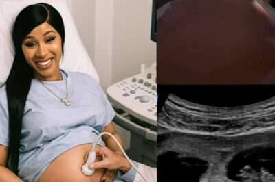 BREAKING: Rumors are swirling after an alleged ultrasound image of Cardi B leaked from a Los Angeles clinic, sparking speculation that the rapper may be expecting twins. Fans quickly pointed out suspicious details in the scan that appeared to show two gestational sacs