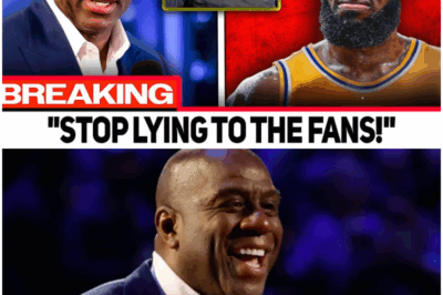 The King’s Slipping Crown: Magic Johnson Delivers a Public Execution to LeBron James’ GOAT Dreams Amidst Endless Retirement Games