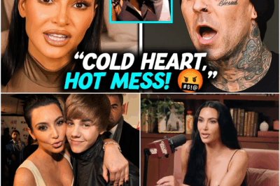 Shocking Secrets Revealed: Kim Kardashian Breaks Silence About Photoshoot With 16-Year-Old Justin Bieber, Travis Barker’s Unrequited Love, and Kanye’s Scary “Outburst”