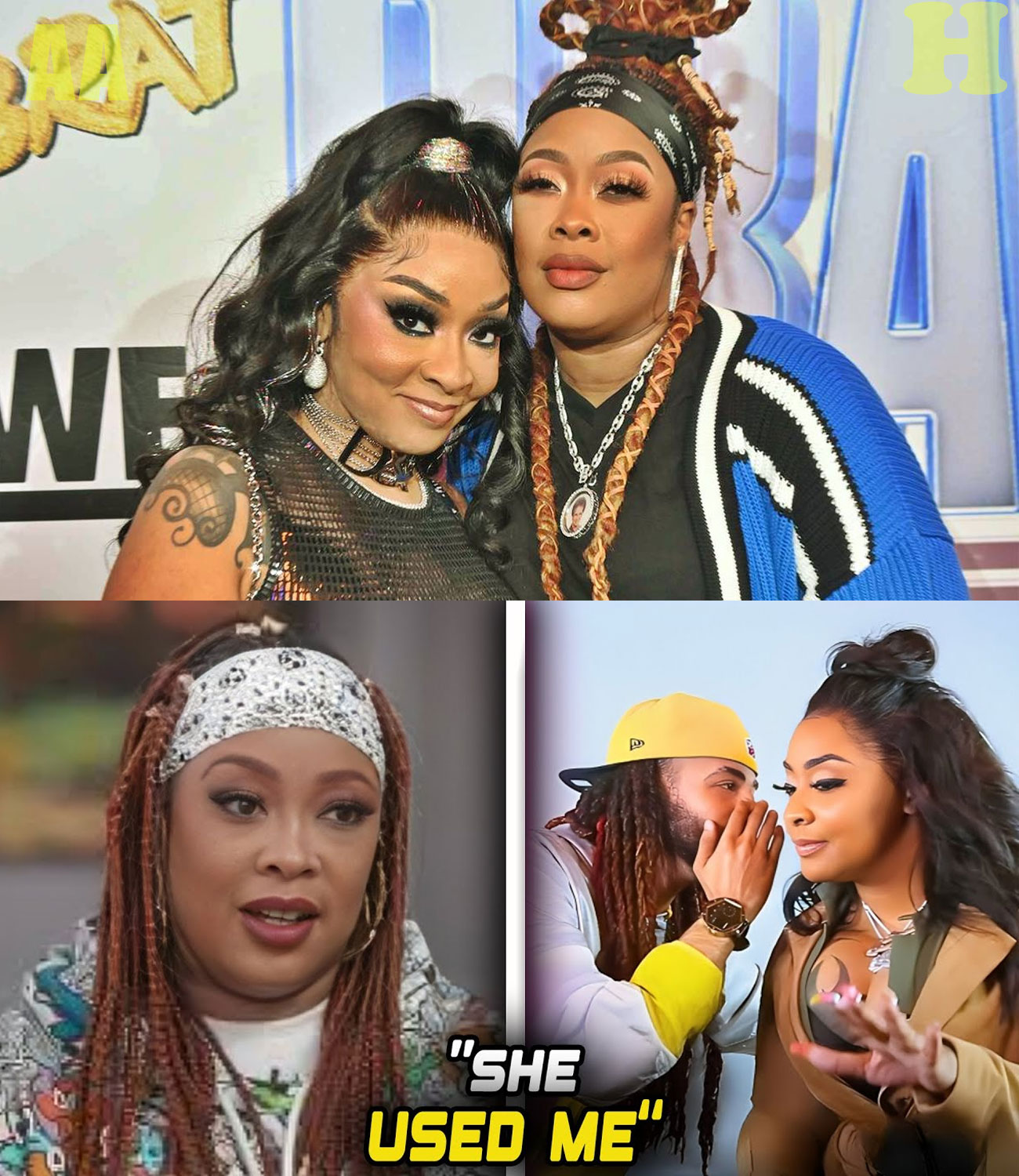 Da Brat Exposes Judy for Cheating with a Man | Judy Attacks Da Brat.